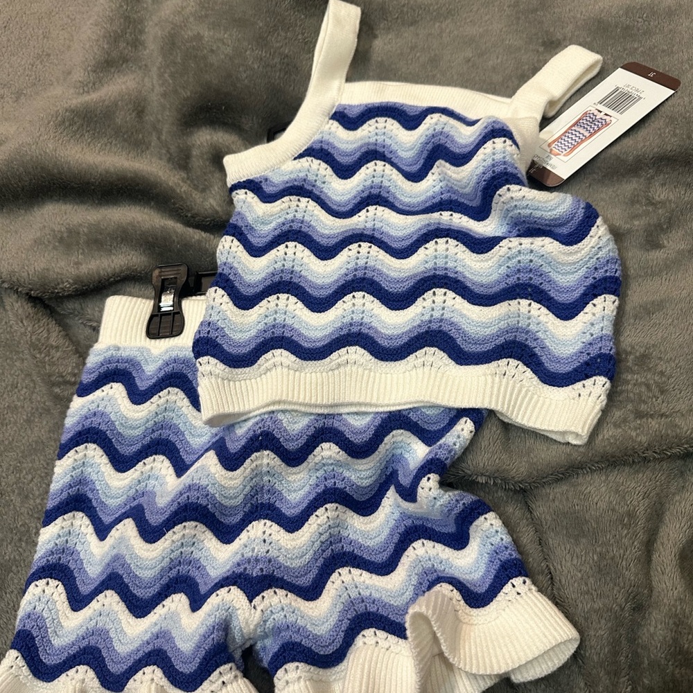 Rare Editions  Girls 2-Piece Crochet Short Set sz 3T nwt